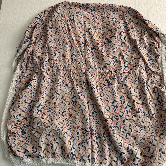 Summersalt Swim Coverup Boho Poncho Drawstring Womens small Crochet Beachy Pool - Picture 11 of 14